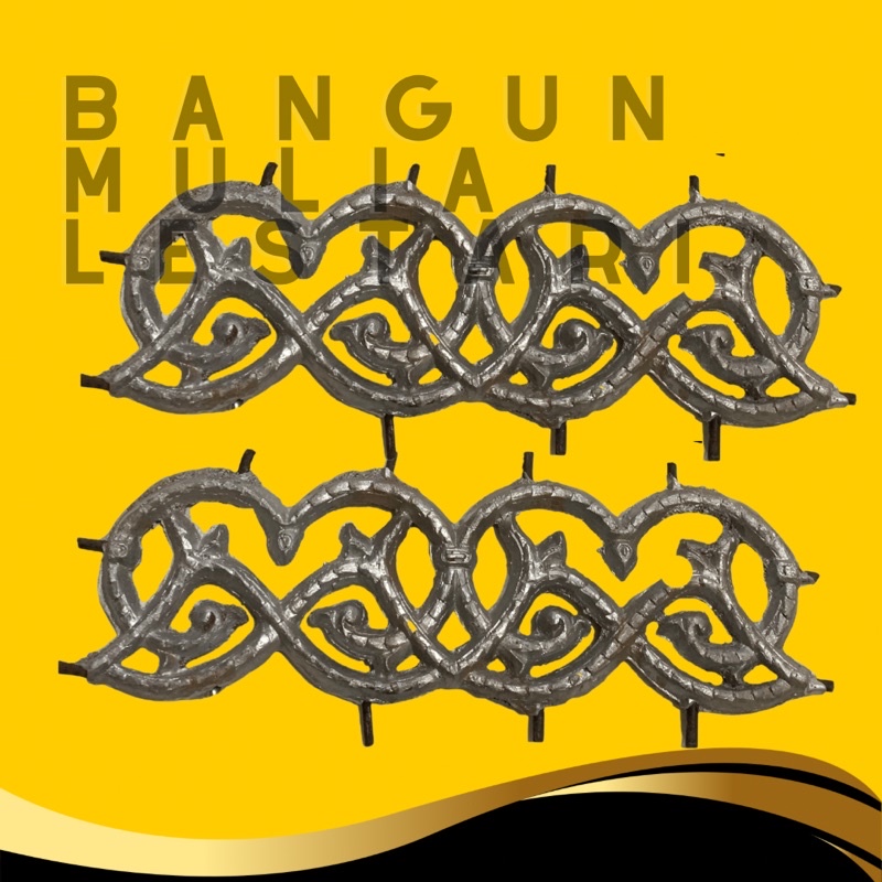 ORNAMEN PAGAR TEMPA ALUMINIUM100%