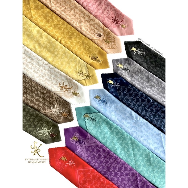 SCARF SYAHRINI MONOGRAM SYR BY FATIMAHSYAHRINI