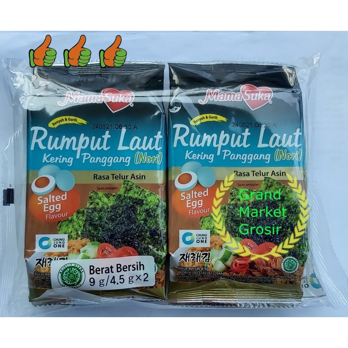 Jual Mamasuka Rumput Laut Panggang Nori Snack Camilan