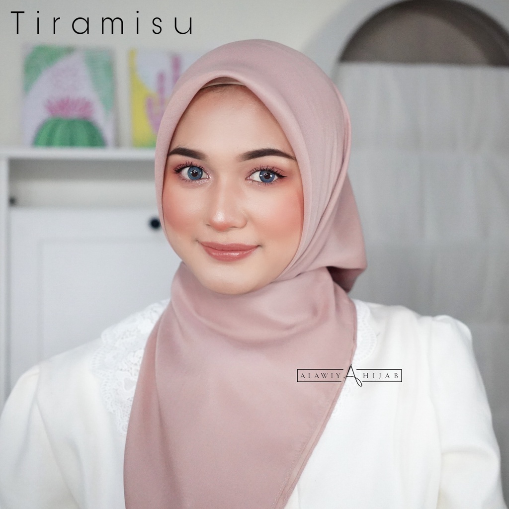 Alawiyahijab - Square Paris Original ( Upgrade Paris Premium Anti Kaku Dan Panas / Hijab Square Baby Paris Anti Kusut Alawiyahijab/ Segiempat Paris