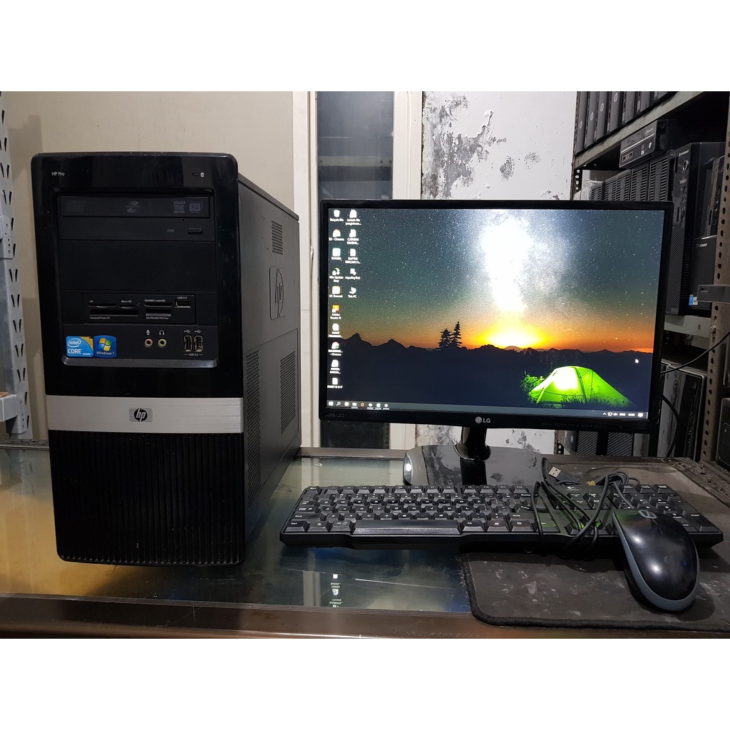 PC BUILTUP LENGKAP CORE i7 2600 RAM 8GB SSD 120GB HDD 500GB MONITOR 19&quot; KEY &amp; MOUSE