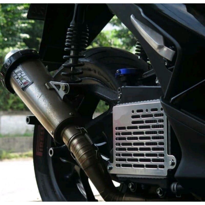 Cover Radiator / Tutup Radiator Censi Akai Racing Model Carbon Nmax old Nmax new / Aerox Lexy Pcx150/Pcx160 Vario160 Vario125 Vario150 dill