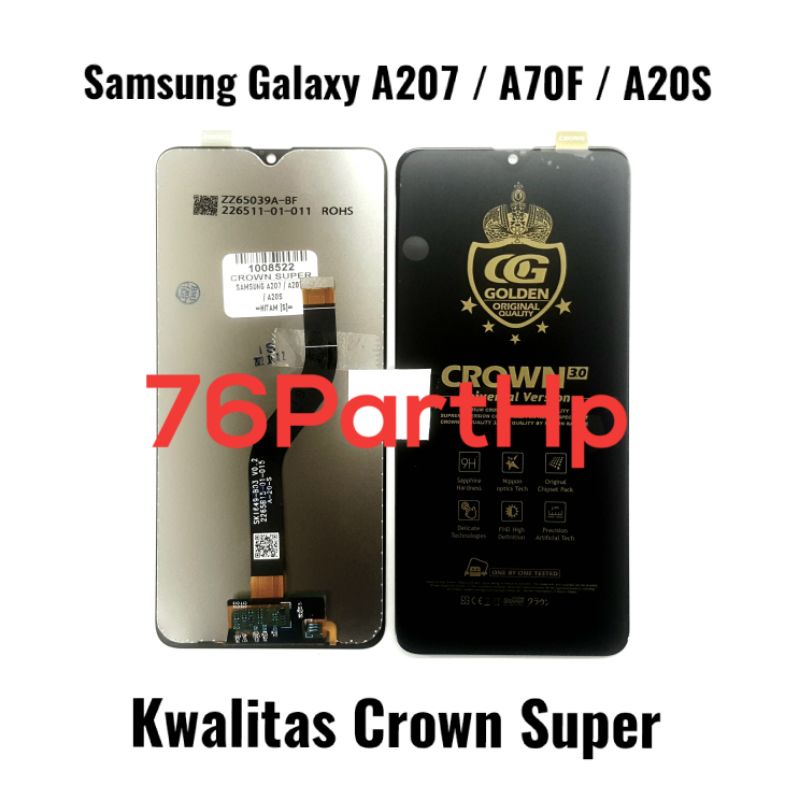 LCd Touchscreen Fullset kwalitas crown super Samsung Galaxy A207 - A207F - A20S