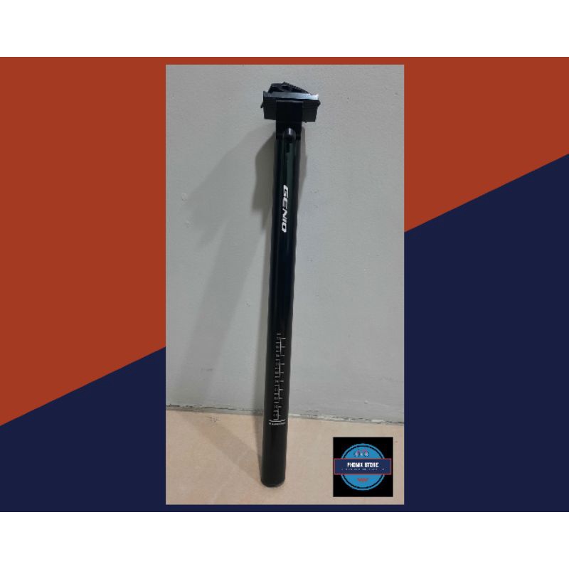 Seatpost Genio 28.6 Alloy Hitam Seatpost 28.6 Hitam Alloy
