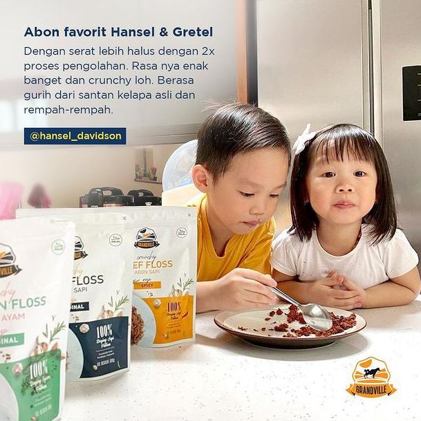 

Dapat di Percaya GRANDVILLE ABON SAPI AYAM ASLI CRUNCHY | MPASI MAKANAN INSTAN SNACK ..,,.,,.,