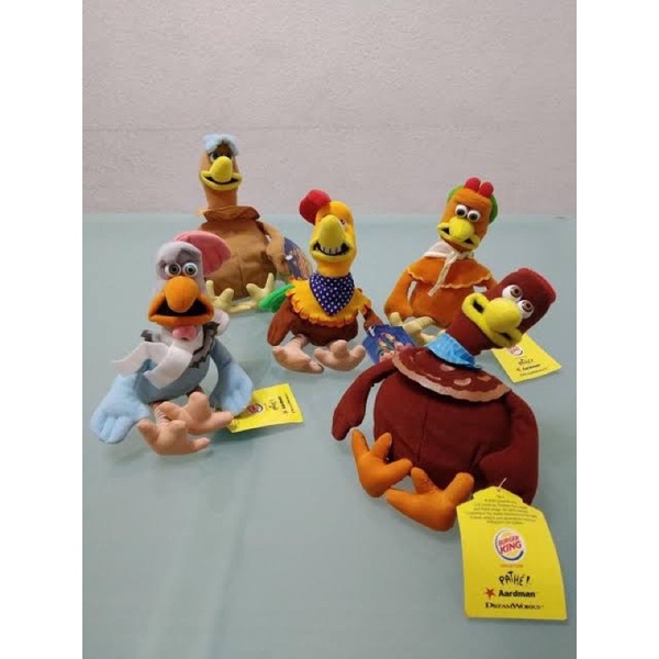 Chicken Run Plush Dolls Burger King (Boneka Chicken Run)