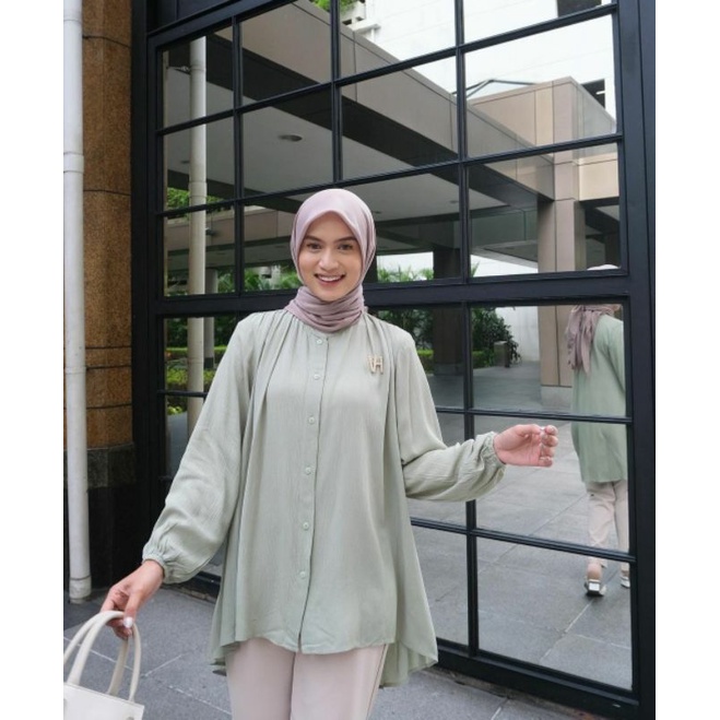 Yoryou Blouse SAGE S/M Vanilla VanillaHijab Supersale