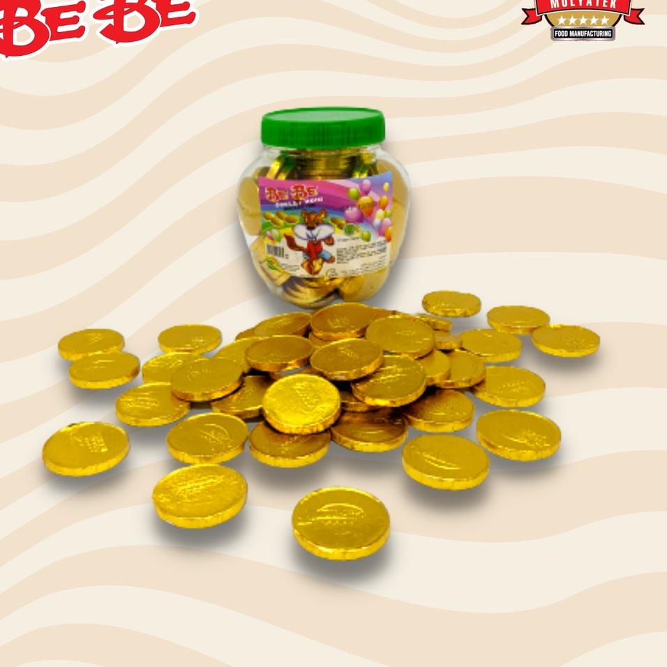 

☺☺» BeBe Chocolate Coin Snack Coklat Koin Gurih 100 pcs