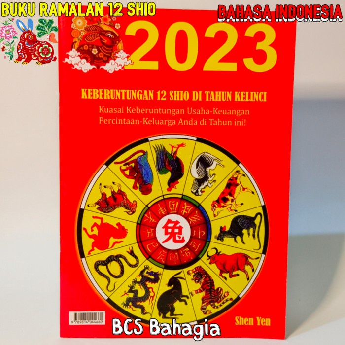 

Buku Ramalan Keberuntungan 12 Shio Chinese Di Tahun Baru Kelinci 2023