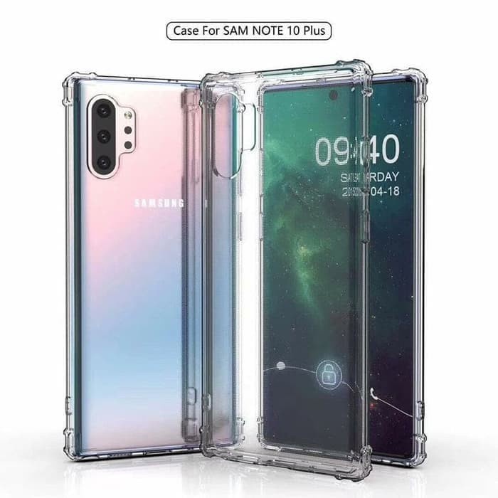 Samsung Note 10 / Note10 Plus Anti Crack Fuze Mika Case Bumper Fiber Anti Creck Softcase Hard Case Note 10 +