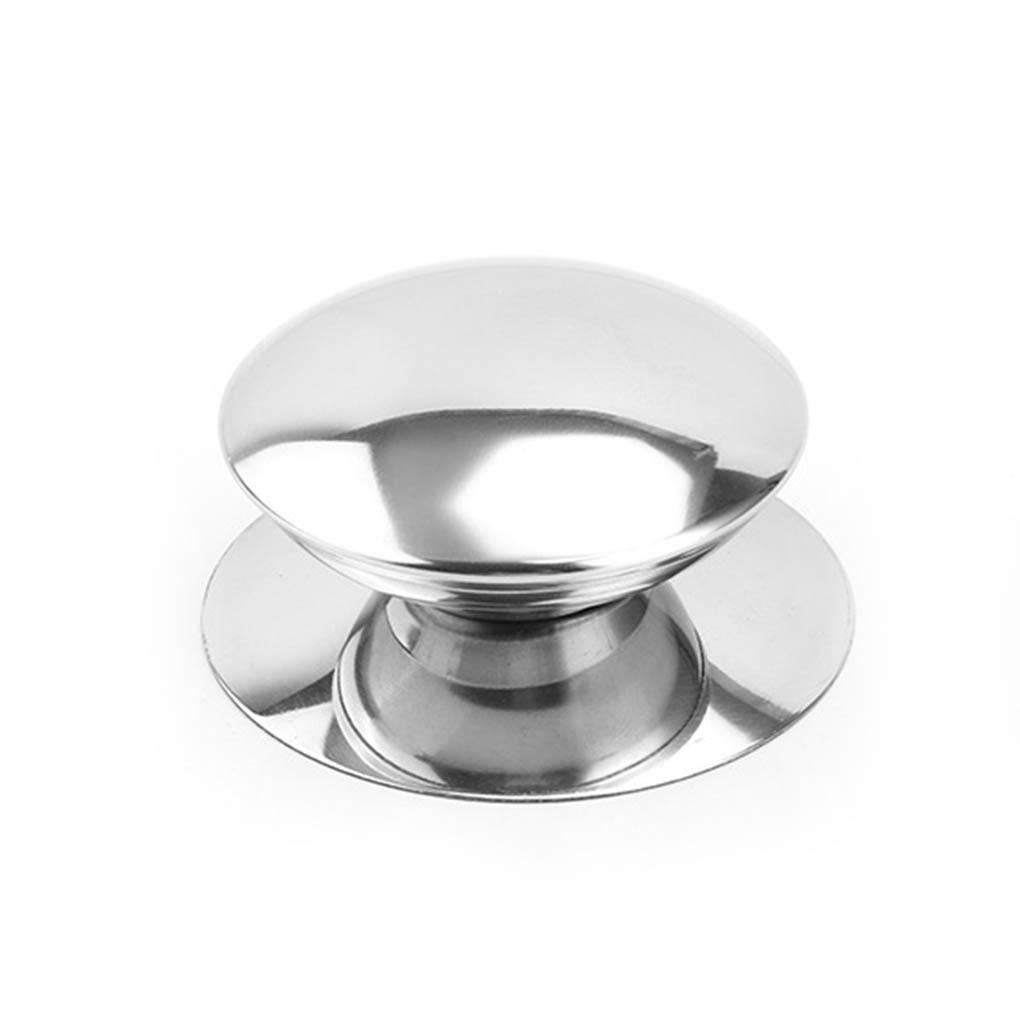 Knop Pengangkat Tutup Panci Universal Pengganti Stainless Steel Cap Hand Grip Cookware Pegangan Pegangan Pegangan Aksesoris Sparepart