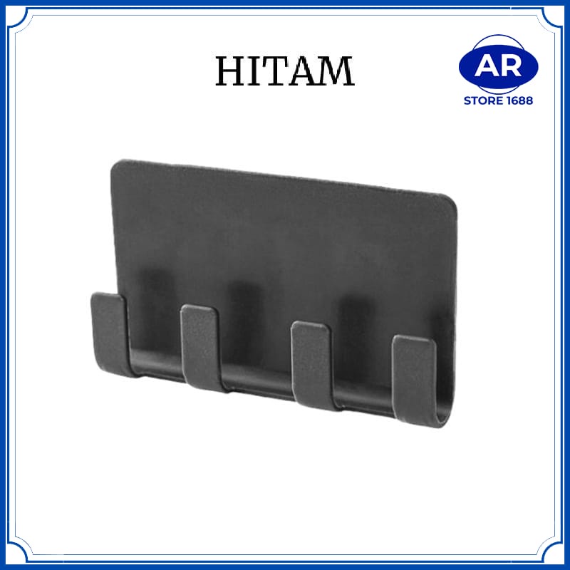 HOLDER TEMPEL DINDING 4 KAIL/HOLDER HP/COLOKAN/GANTUNGAN KUNCI MULTIFUNGSI-AR STORE1688