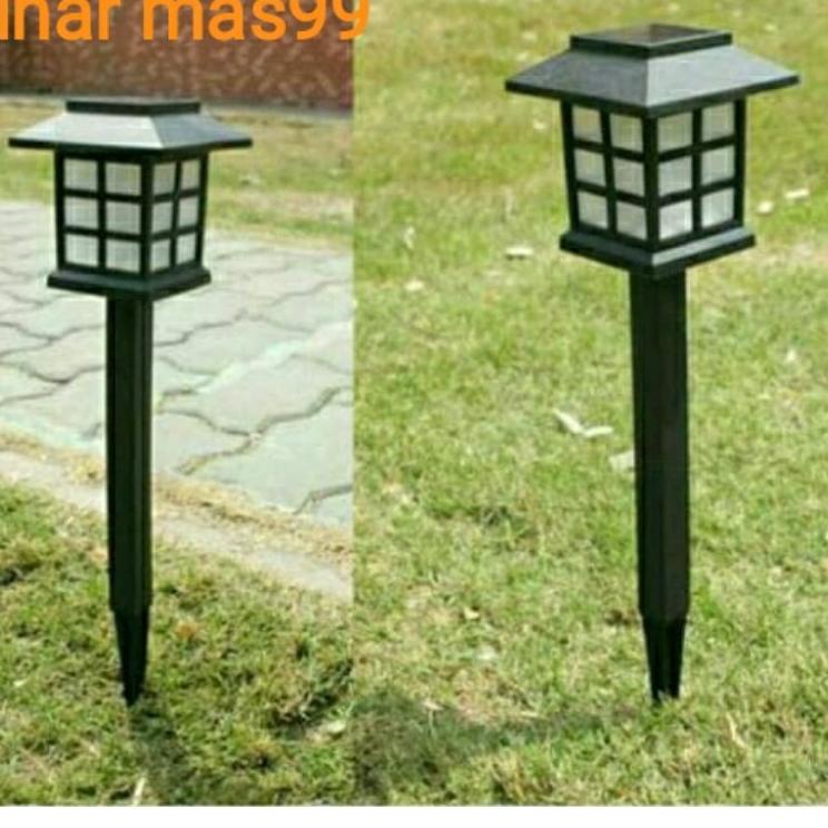 Spesial Sale Lampu Taman Tancap Tenaga Surya Putih &amp; Kuning Garden Lamp Tenaga Matahari