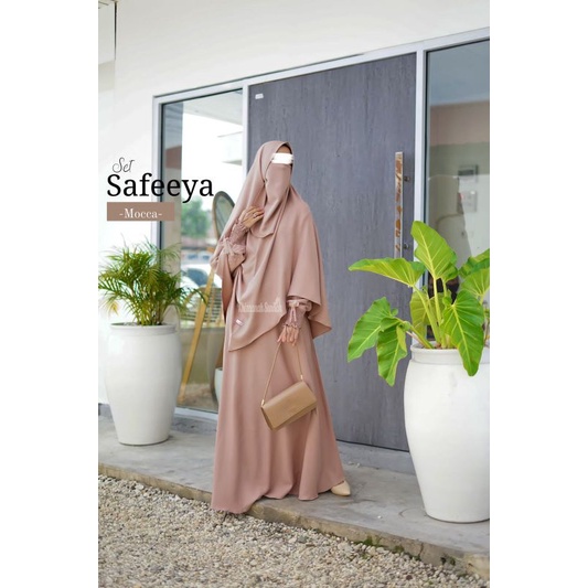 [READY] Shafeeya Gamis Set  by Khizaanah Sunnah | Gamis Set Khimar Non Pet| Shakilla Import ❤️