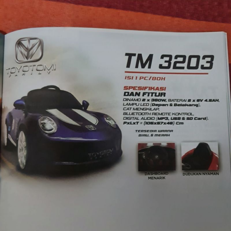 Mobil Aki Toyotomi Family TM-3203 TM 3203