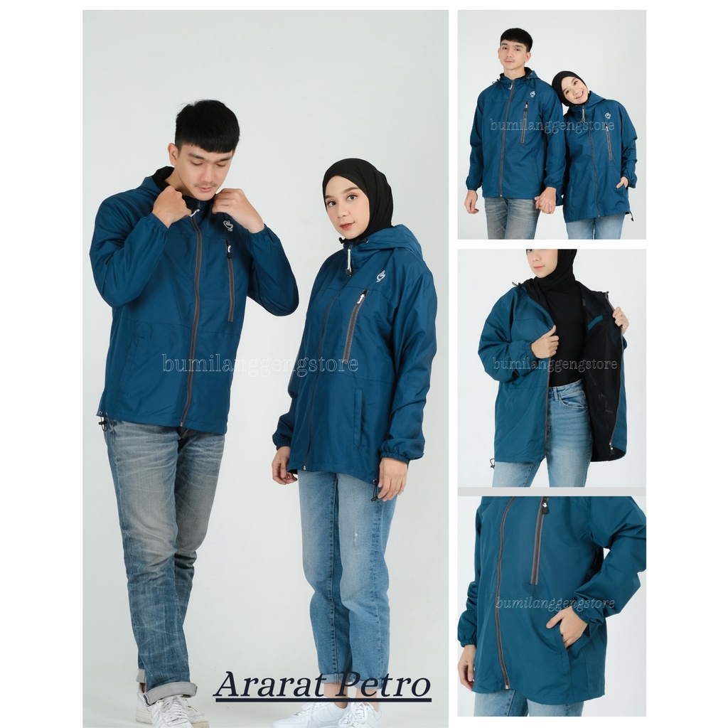 Jaket Couple Parasut Jumbo Waterproof Original FCF SINAI Size M L XL XXL / Jaket Gunung Pria Waterproof FCF