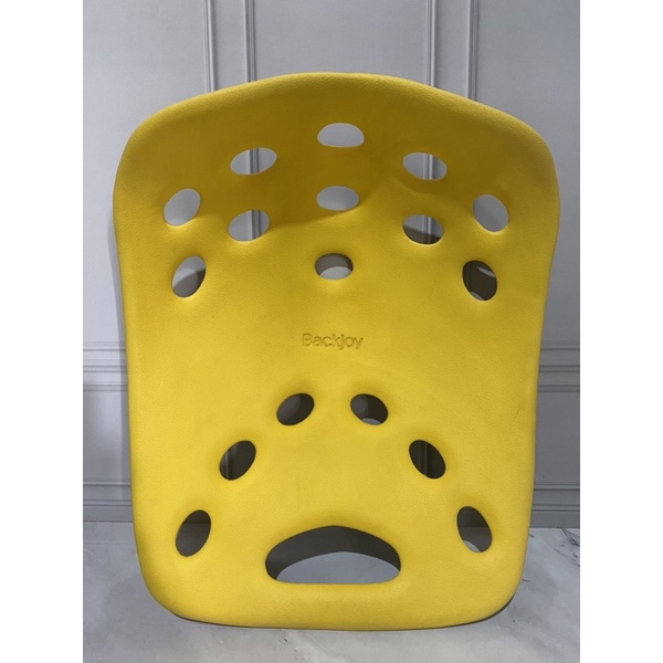 backjoy SitSmart Posture Plus Seat yellow preloved
