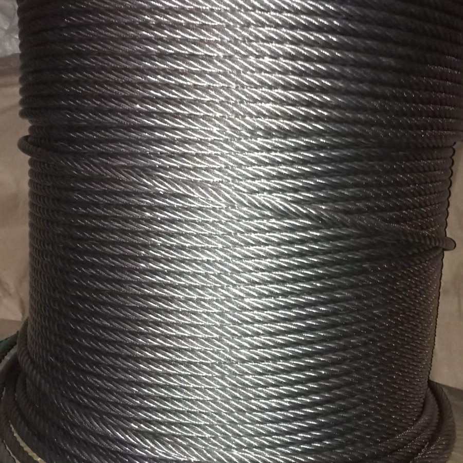 Kawat Sling Stainless Wire Rope Kawat Seling Stainless Steel 304 uk 5 mm