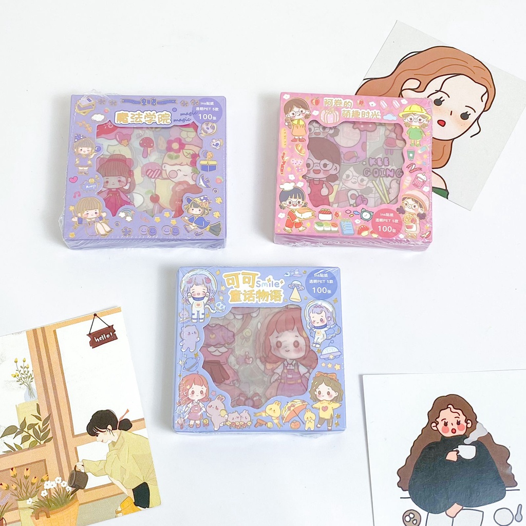 

VERSI TERBARU STIKER VIRAL SENMU MOMO ISI 100 LEMBAR MINI STICKER CEWE CUTE TRANSPARAN ANTI AIR BISA COD