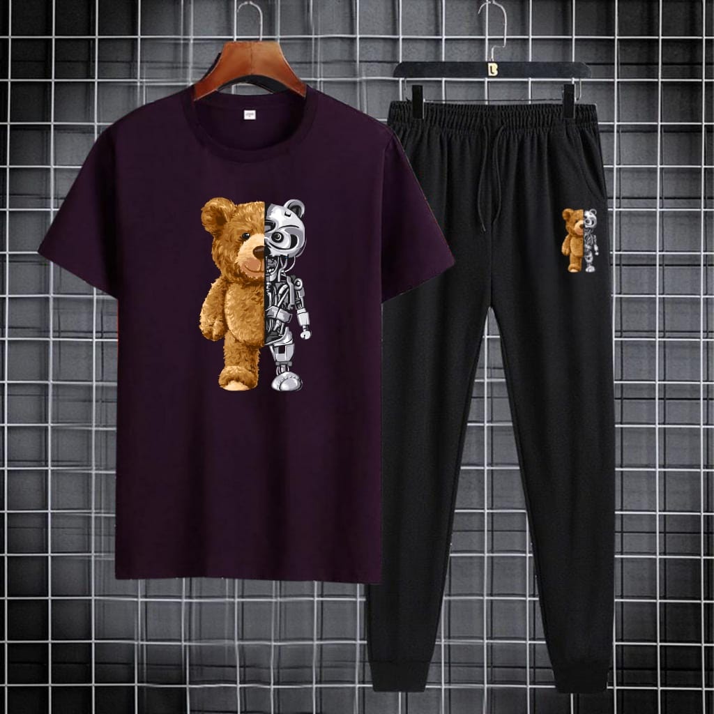 COD/ARPIOSSHOP - STELAN BEAR - SETELAN PRIA/WANITA SATU SET ( KAOS + JOGGER )