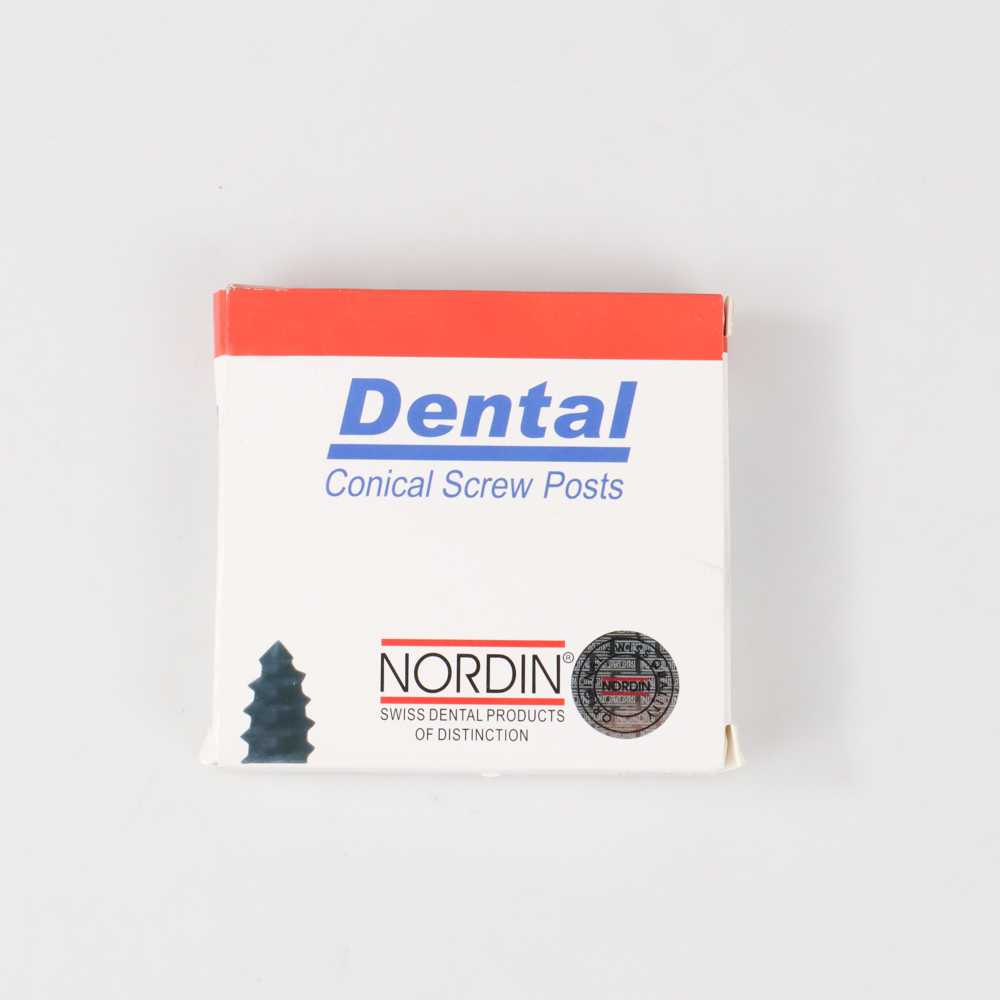 NORDIN Baut Gigi Dental Screw Post Stainless Steel 120PCS - FL12 ( Mughnii )