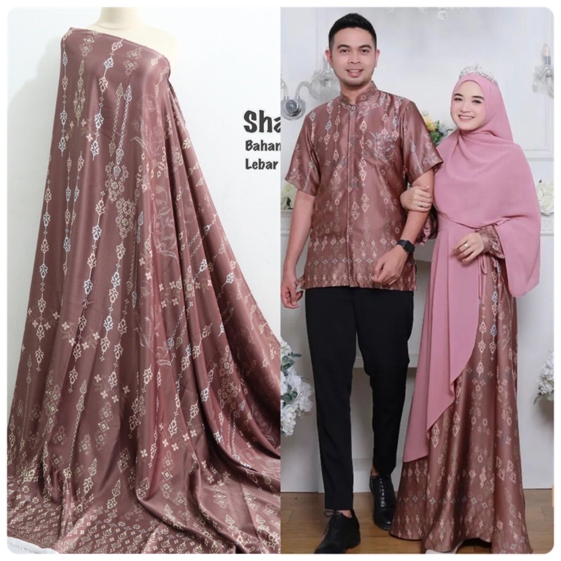 Kain silk | LL alesha kienka | kain warna sage | kain seragaman keluarga | bahan armani silk | kain armany silk mewah