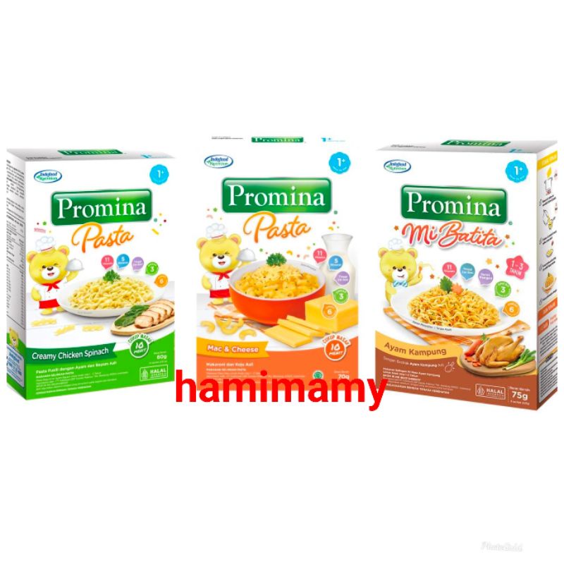 Promina pasta Mac and cheese mie batita ayam kampung chicken spinach pasta Macaroni MPASI baby bayi