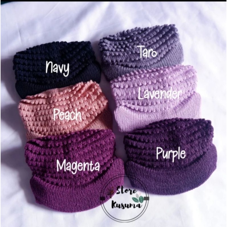 Topi rajut -kupluk -ciput rajut bahan rajut wool yang tebal