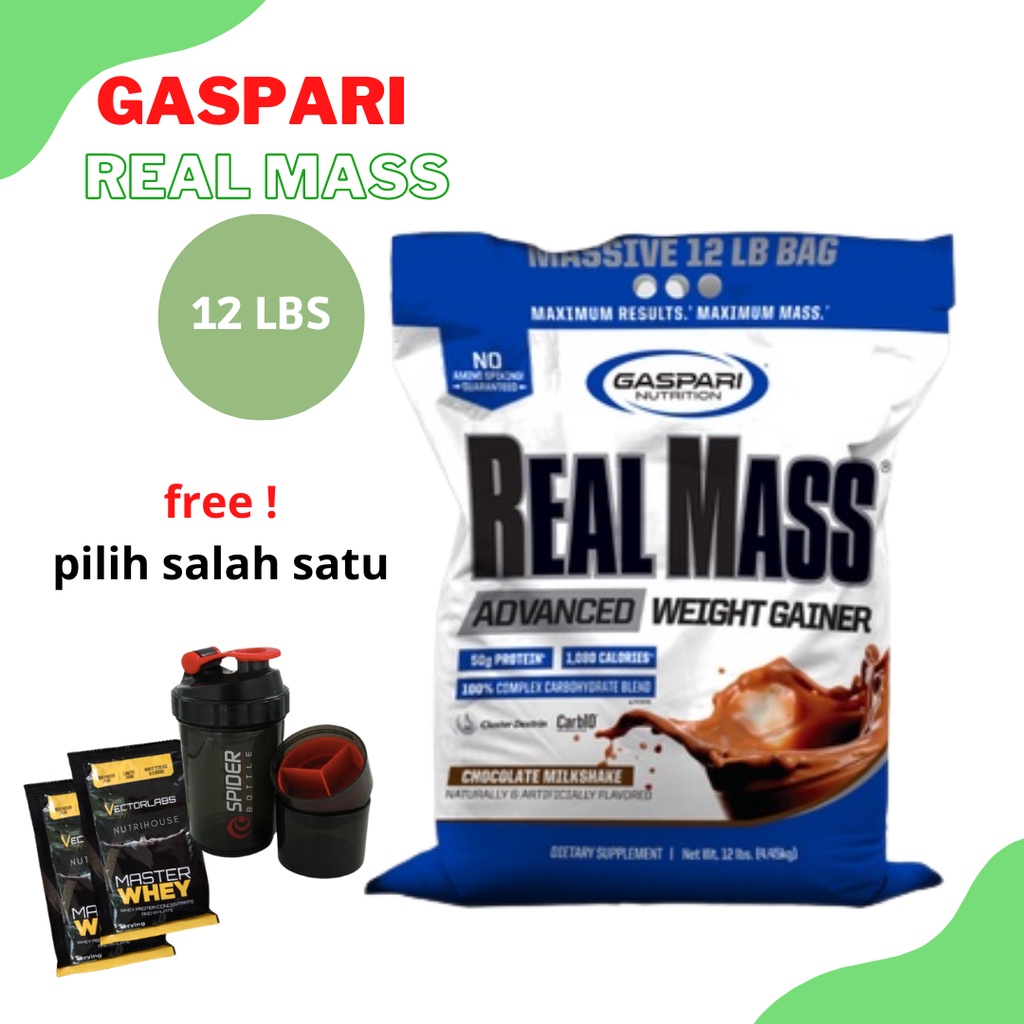 Fit Nutrition- Gaspari realmass 12lb gaspari real mass 12lbs Free Item