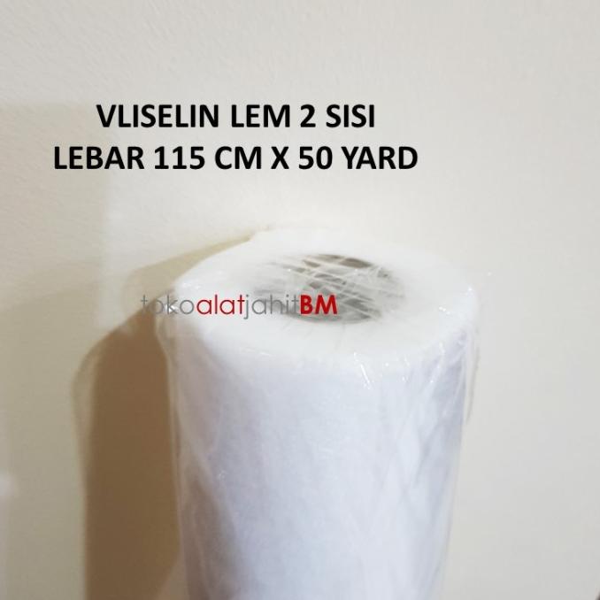 

[BISA COD] VLISELIN LEM 2 SISI / LEM DAKRON ROLL GULUNG 50 YARD