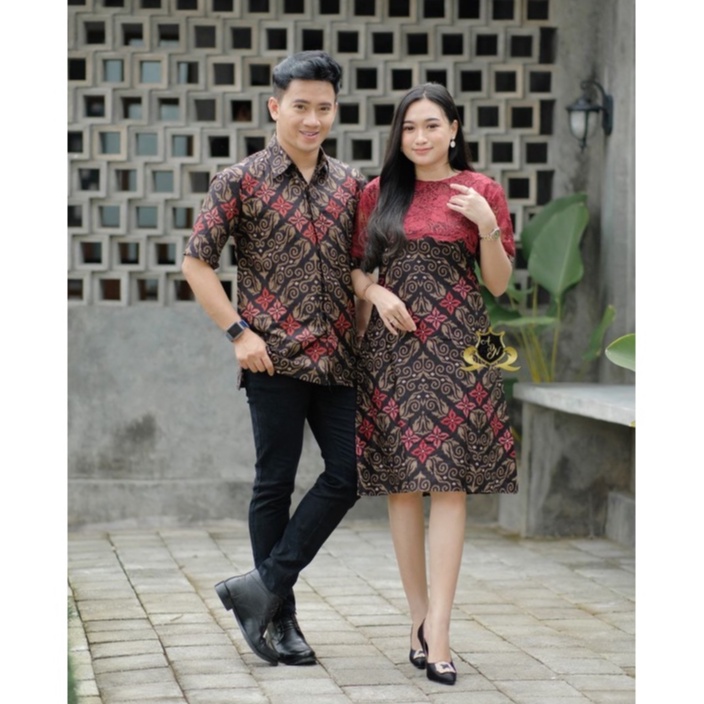 Baju Batik Wanita Modern Atasan Tunik Batik Kerja Kantor Wanita Dress Batik Seragam Batik M L XL XXL