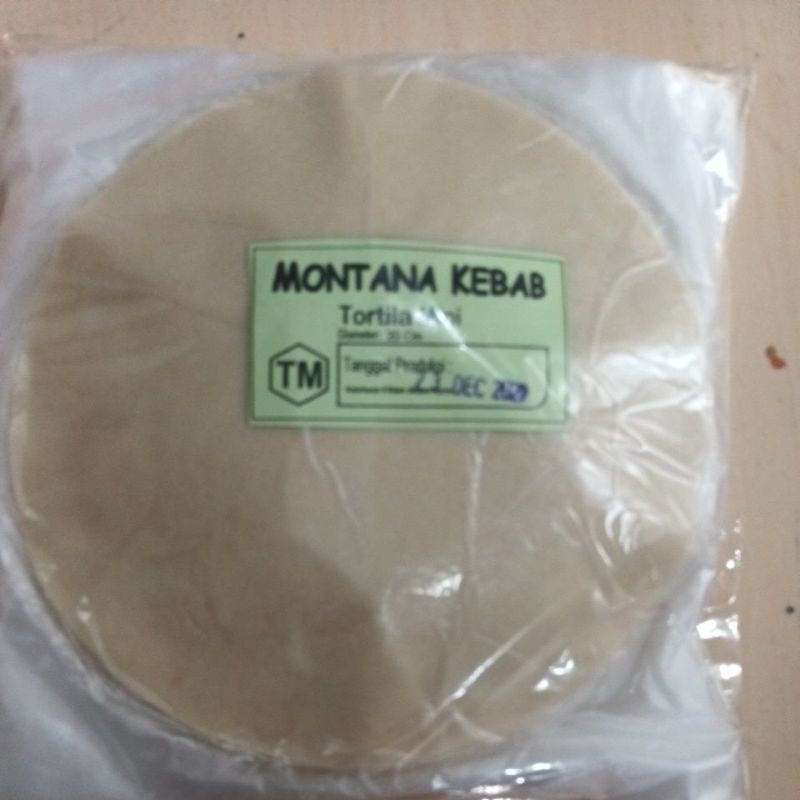 

RB Tortilla Mini, 20 cm, isi 20 lembar Rp. 24.000