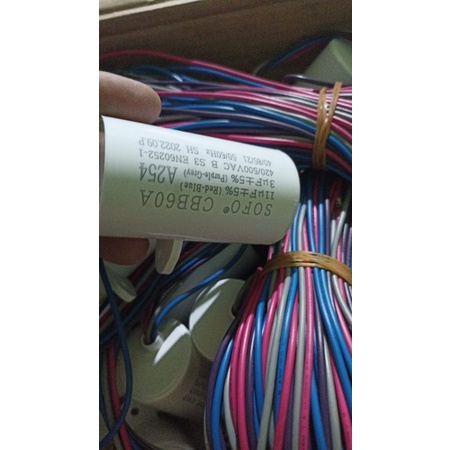 CBB70A CAPACITOR MESIN CUCI 2 TABUNG 11uf+3uf