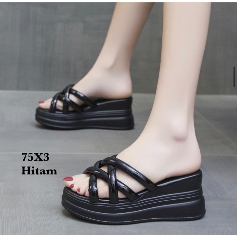 SANDAL WEDGES WANITA 75X3