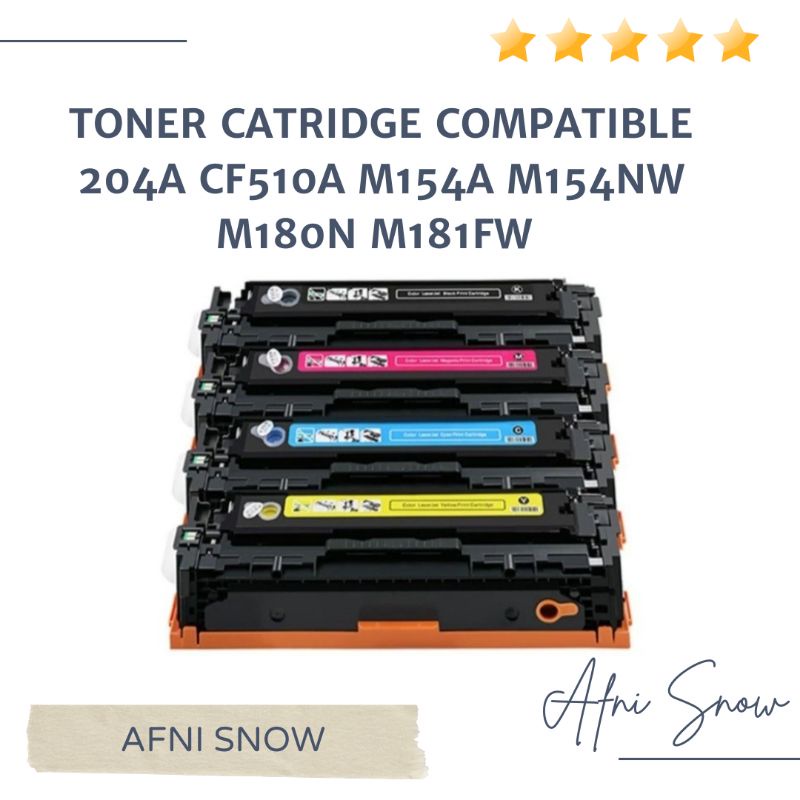 Toner Catridge Compatible 204A CF510A M154a M154nw M180n M181fw