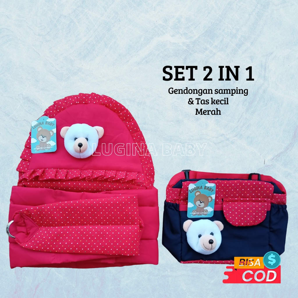 Satu Set Tas Kecil salem Sama Gendongan Bayi