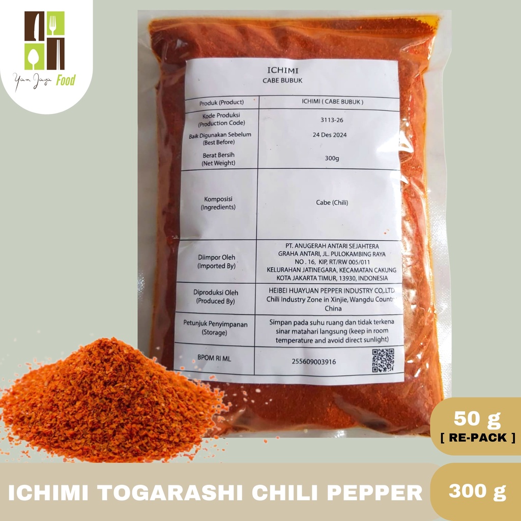 Ichimi Togarashi Chili Pepper Bubuk Cabe Jepang