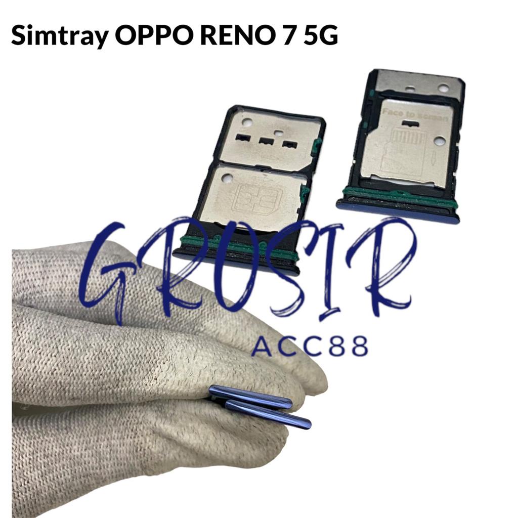 Simtray Simlock Slot Sim Dudukan Tempat Kartu Simcard Oppo Reno 7 5G