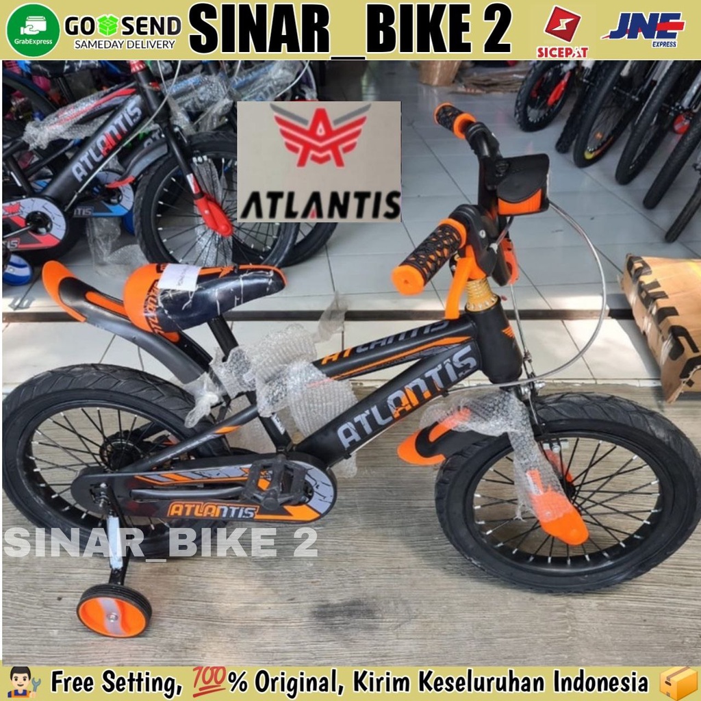 Sepeda Anak Laki BMX ATLANTIS SPARTA Ban Jumbo 12 16 &amp; 18 Inch