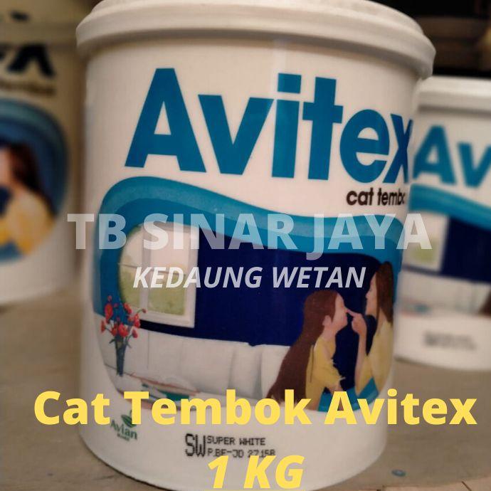 PROMO AKHIR TAHUN Cat Tembok AVITEX 1KG / CAT AVITEX KILOAN 1 KG PUTIH / AVITEX 1KG SW