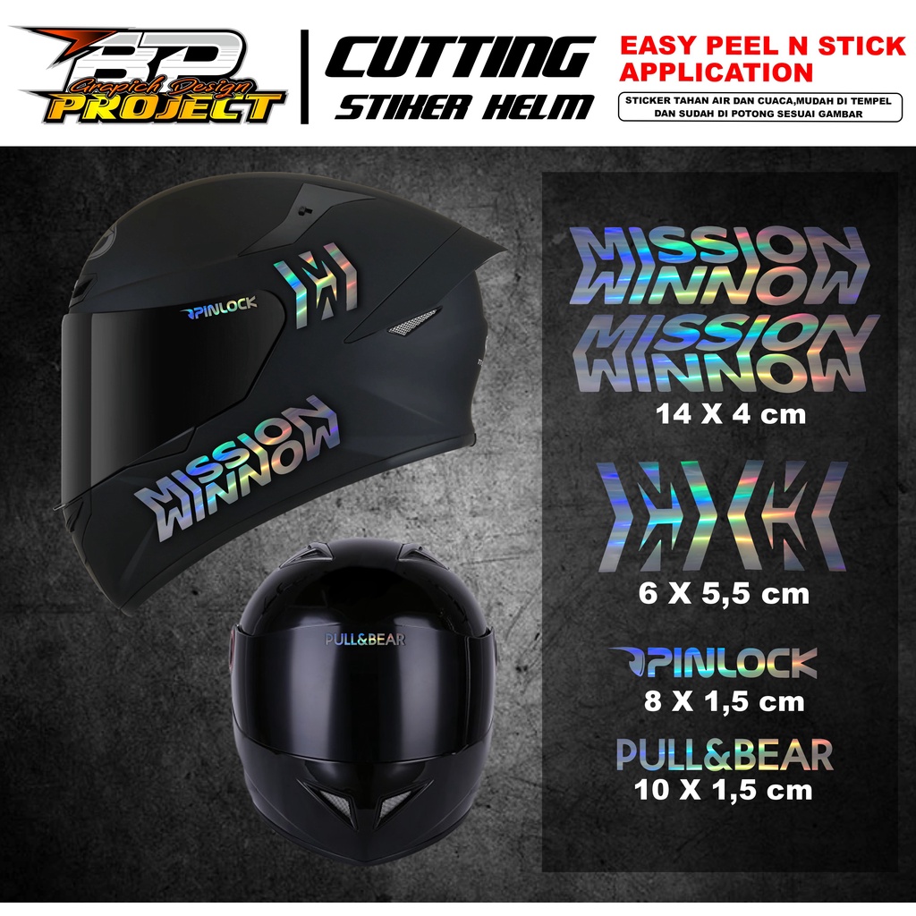 Stiker Helm Full Face - Cutting Sticker Helm FullFace RedBull - Sticker Cutting Helm Fullface Bahan 