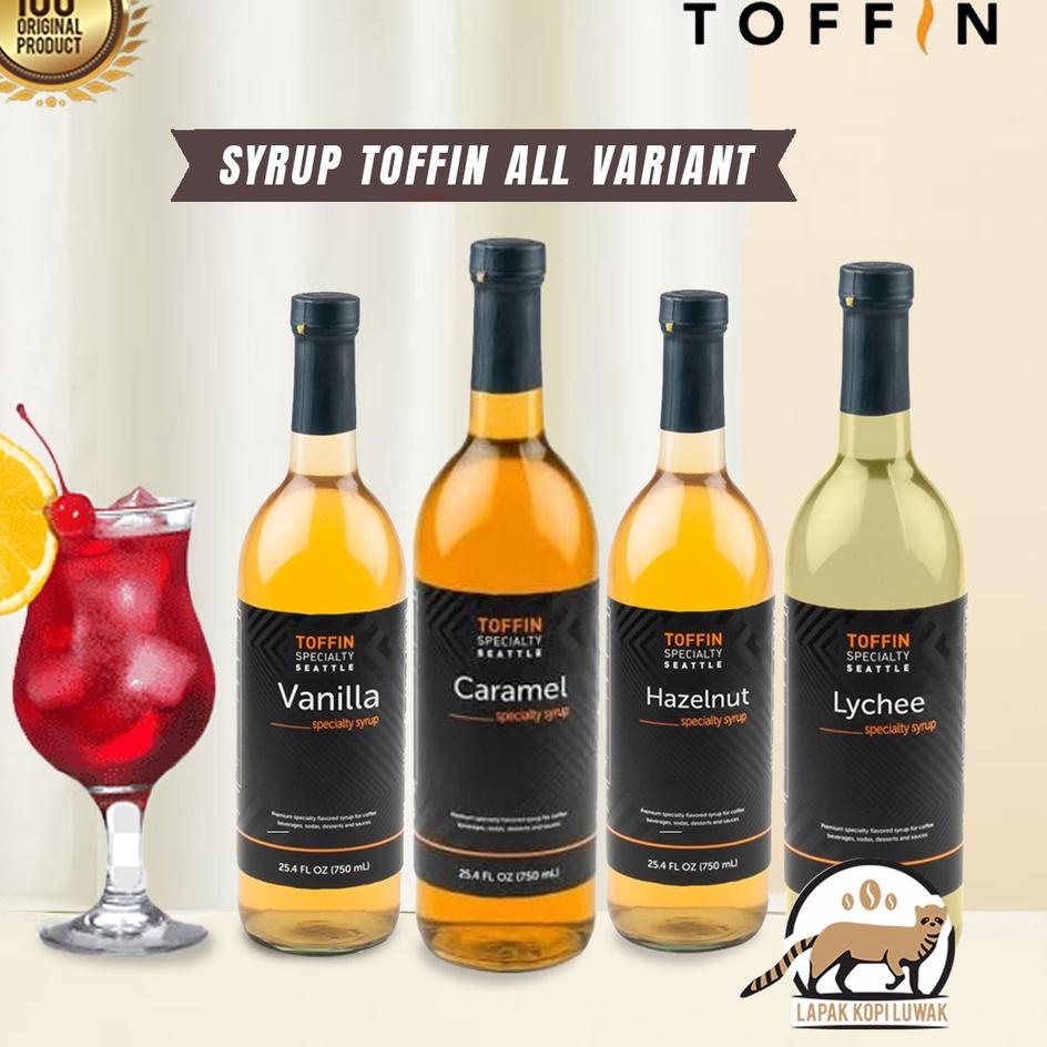 

✨ 7.7 Toffin Syrup All Variant - Sirup Toffin Caramel, Hazelnut, Lychee, Vanilla, Jamaican Rum