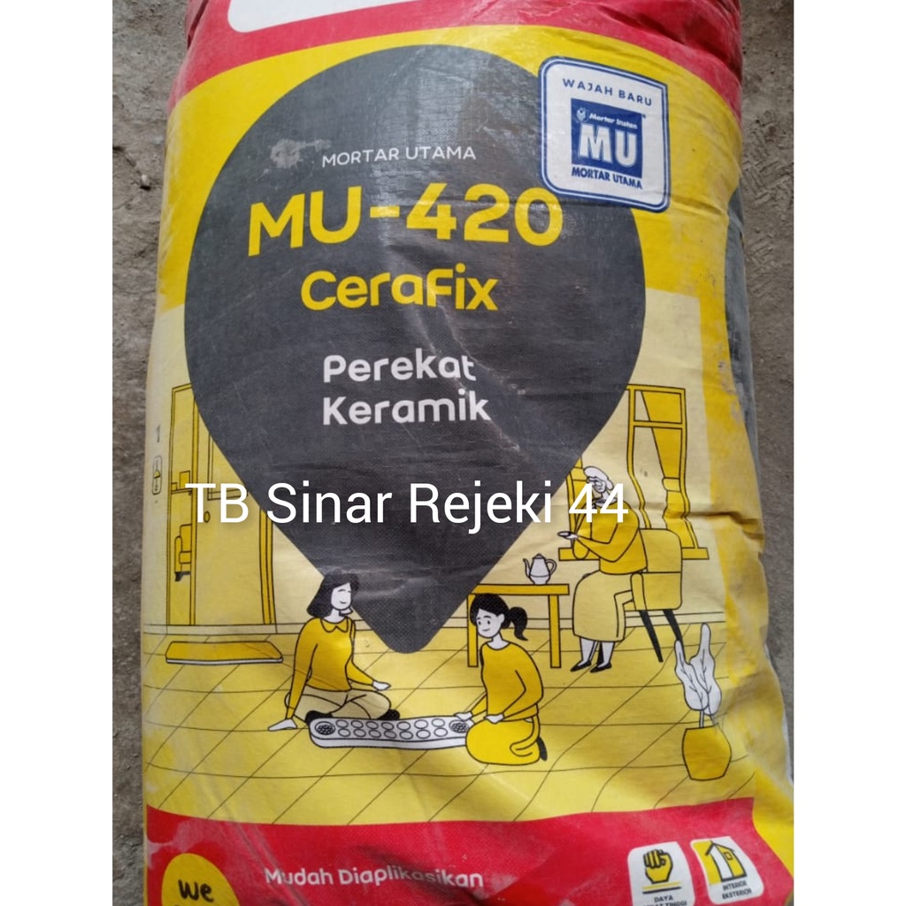 Jual Mu Mortar Utama Semen Instant Perekat Keramik Standar Lantai Dinding Mu Shopee