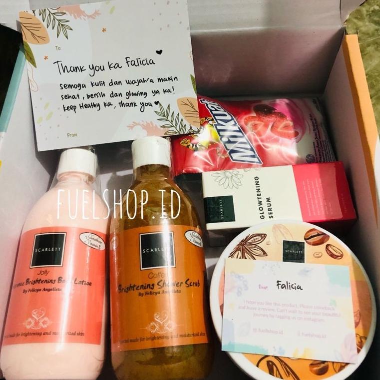 

I(7T♫♪) (1KG) HAMPERS BOX / GIFT BOX / KADO / LEBARAN / ULANG TAHUN / SCARLETT WHITENING (ORIGINAL 100%) viral