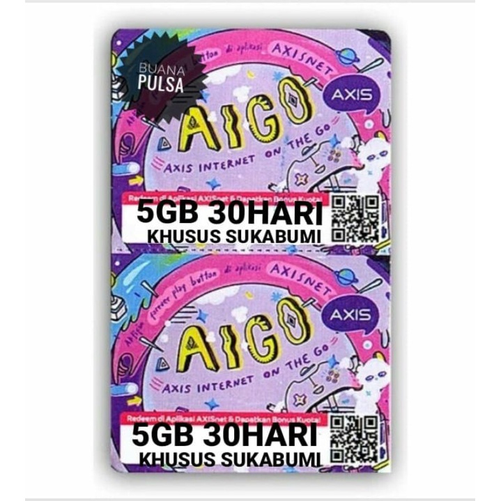 AXIS DATA AIGO BOY 5GB 30HARI KHUSUS SUKABUMI