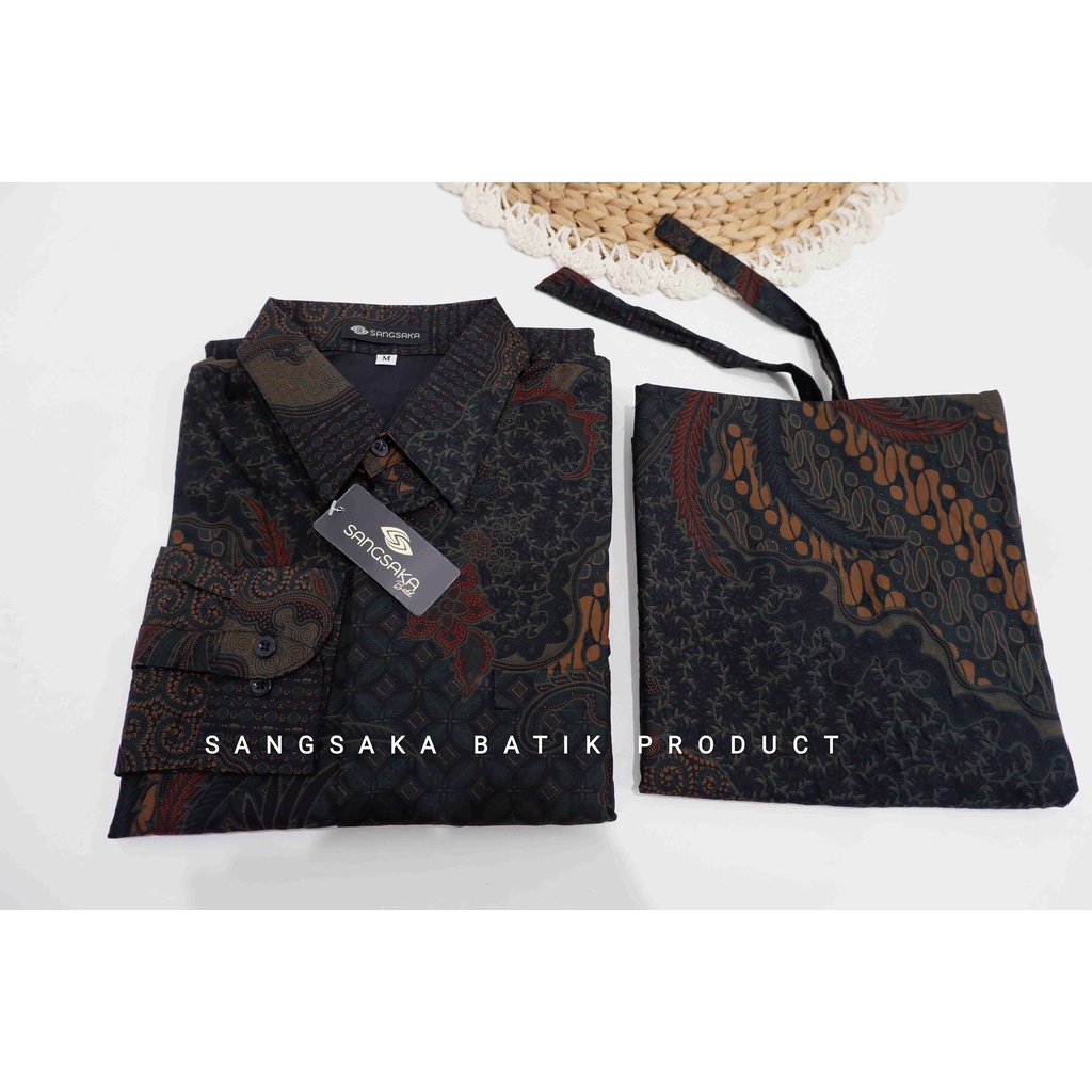 Batik couple / batik katun / baju batik couple / batik set / batik lengan panjang / rok set