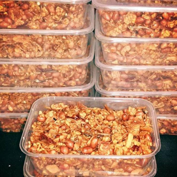 

Terbaru TERMURAH! 100gram / Kering Tempe / Kacang / Teri / Mix — Sambal Goreng Orek Keringan Sambel Goreng Organik