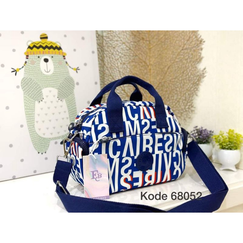 NEW ITEM tas fashion tote / selempang corak import kode 68052