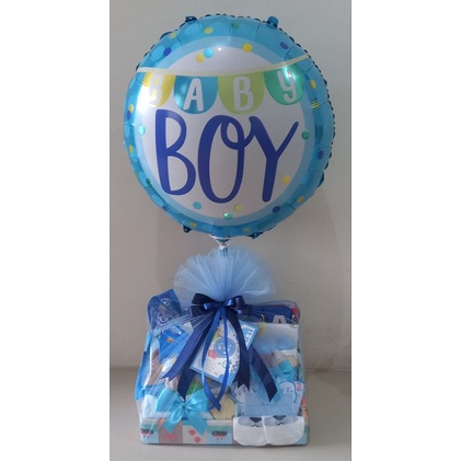 [FREE BALON FOIL]bucket balon/buket hampers kekinian/hampers baby born/hampers bayi baru lahir/parce