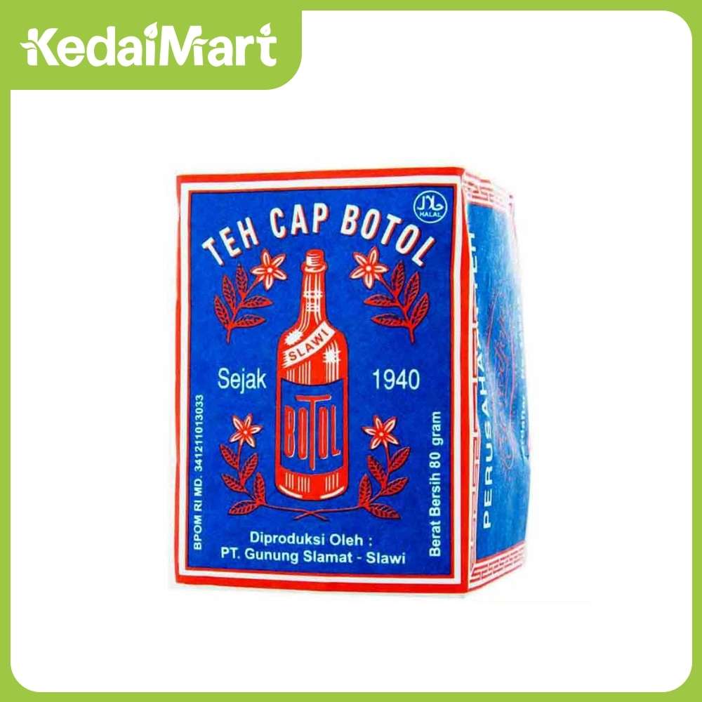 

Teh Cap Botol Bubuk Biru 80 Gram